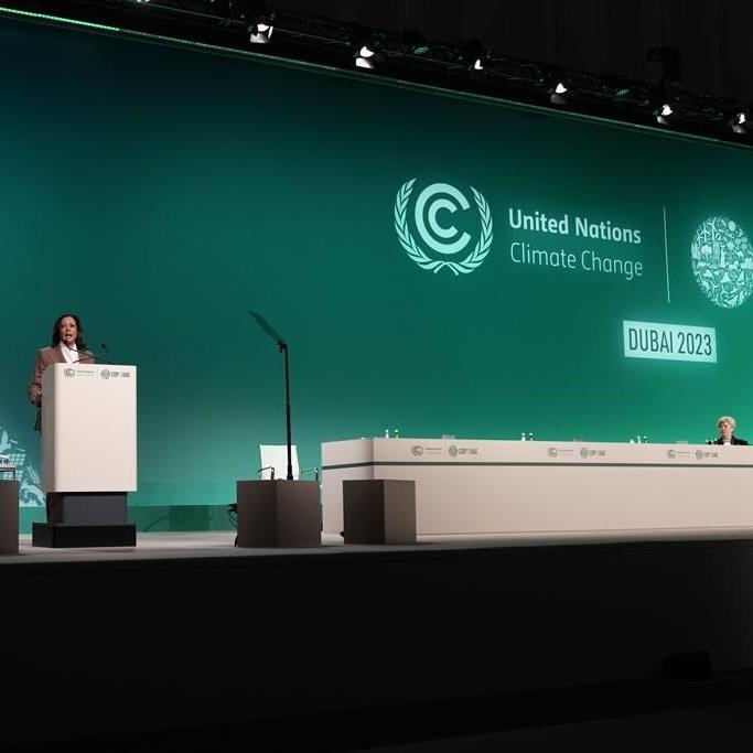 Harris dashed to Dubai to tackle climate change and war. Each carries high political risks at home